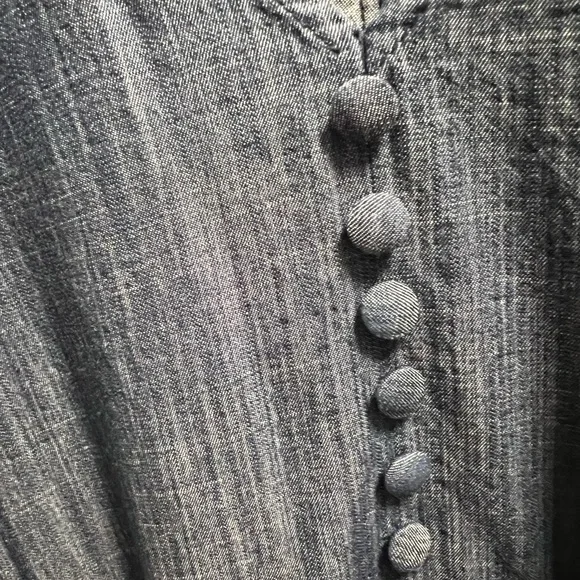 Boho Wayward Fancies Blue Cotton Maxi Dress - Picture 3 of 9